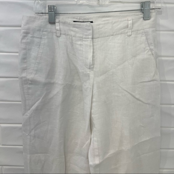 Theory linen pants emery travel 100% linen trousers - Picture 2 of 8